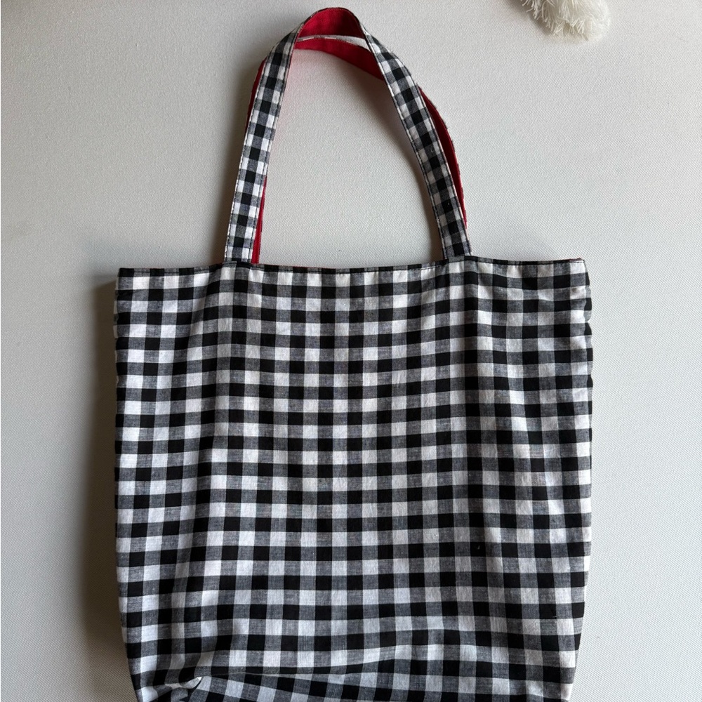 Black & White Check/Gingham Tote Bag❗️